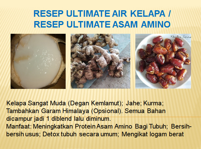 Resep Asam Amino JSR Ultimate Drink